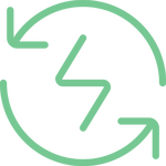 Sustainable energy icon